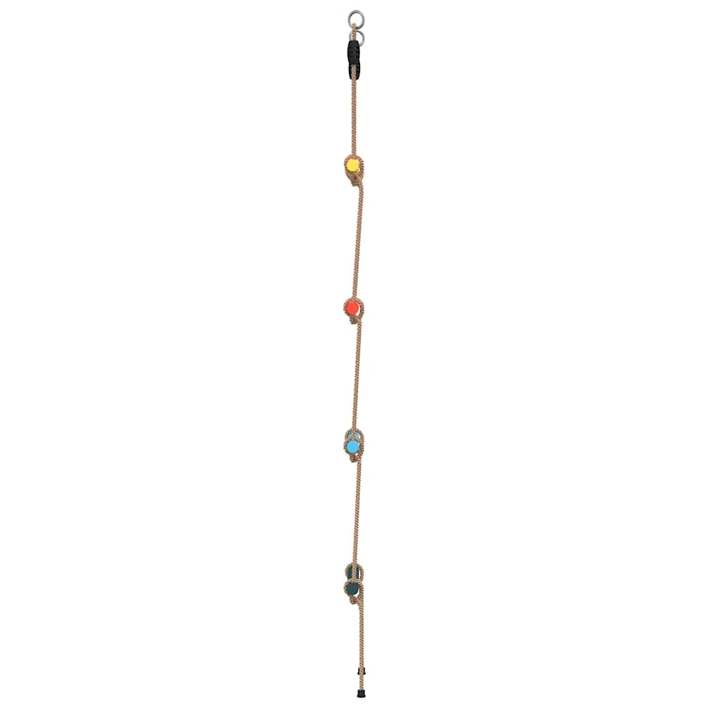 Escalera de cuerda para niños con 4 peldaños multicolor