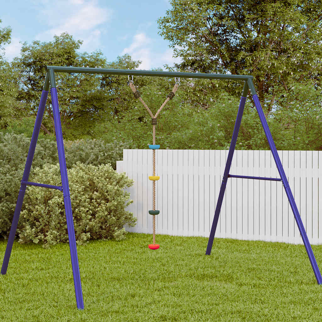 Cuerda de escalada de discos para niños 4 peldaños multicolor