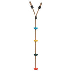 Cuerda de escalada de discos para niños 4 peldaños multicolor