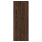 Zapatero madera de ingenería marrón roble 52x37,5x100 cm