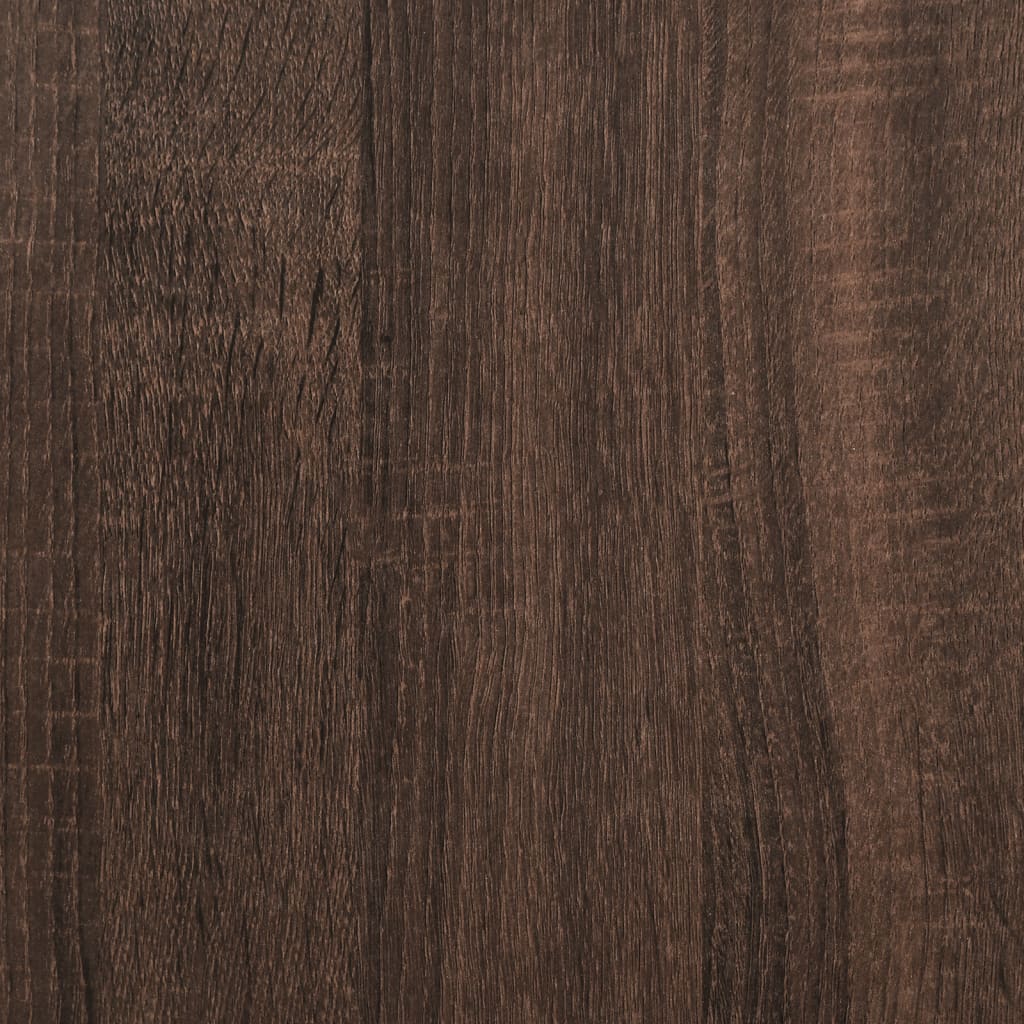 Zapatero madera de ingenería marrón roble 52x37,5x100 cm