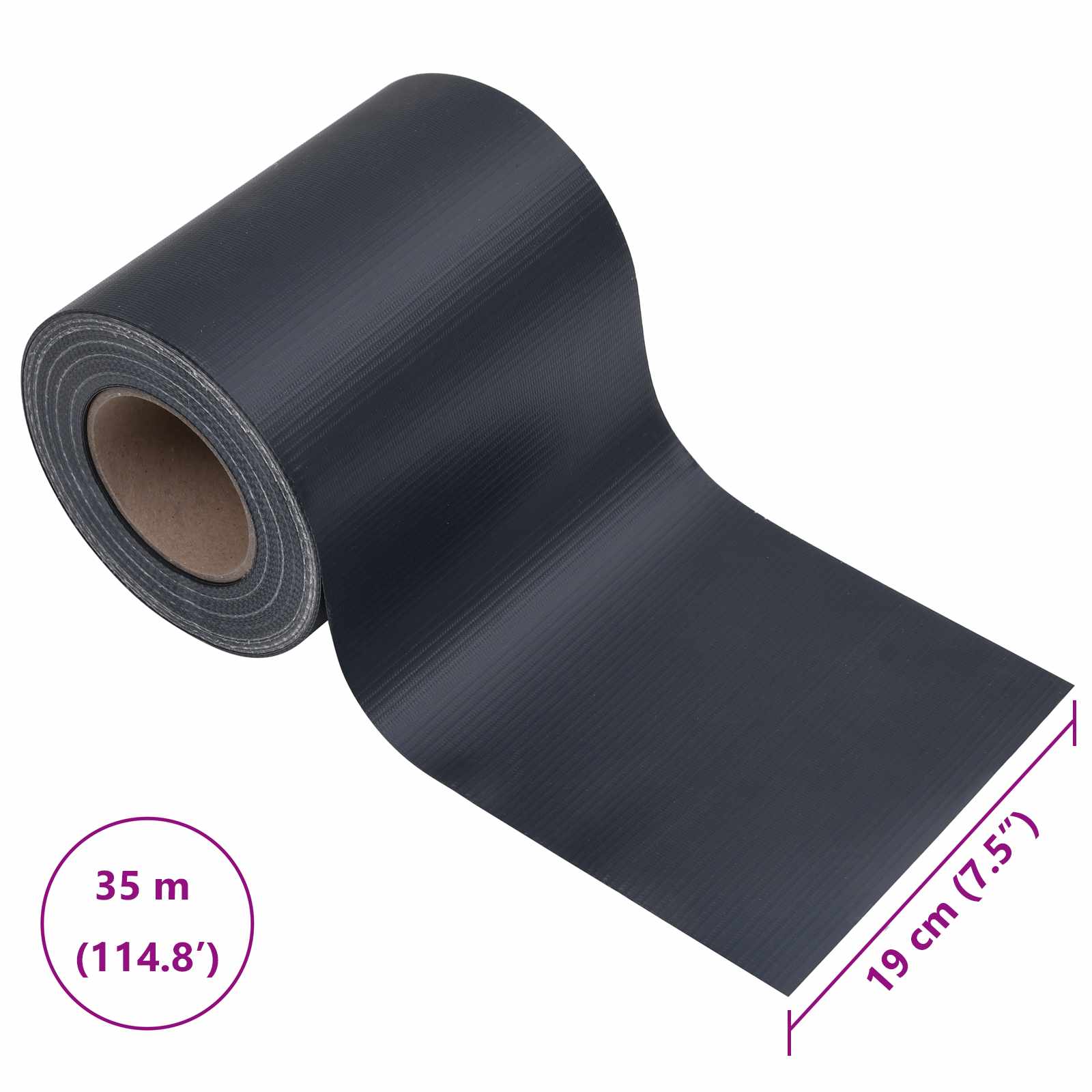 Pantallas de Privacidad para el Jardín 2 pcs Gris oscuro PVC