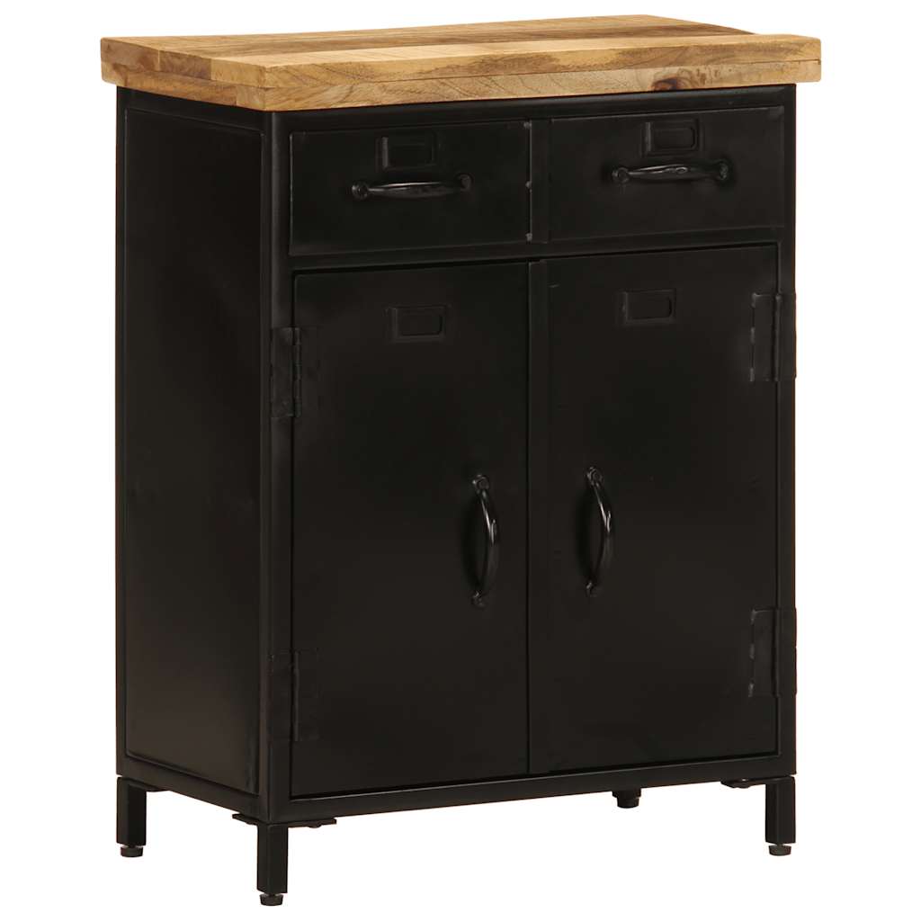 Aparador de madera maciza de mango 53x35x72 cm