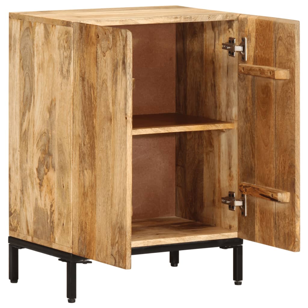 Aparador de madera maciza de mango 53x35x72 cm