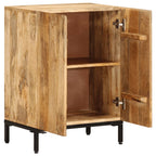 Aparador de madera maciza de mango 53x35x72 cm