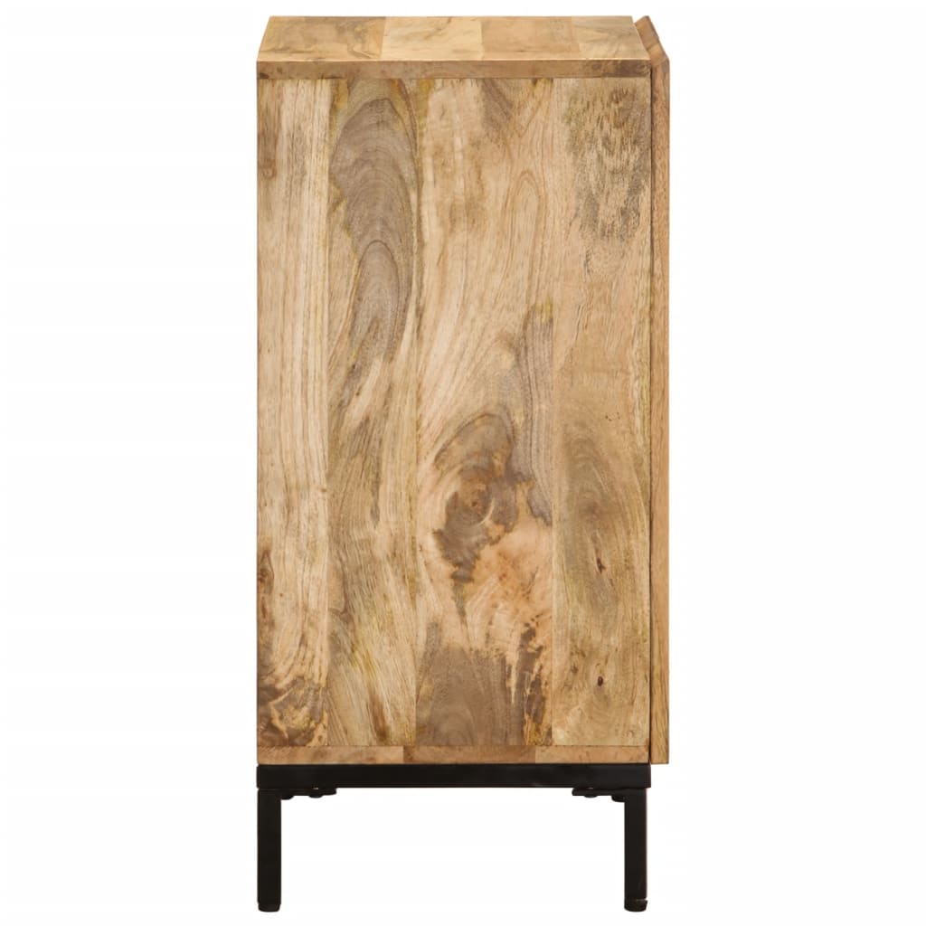 Aparador de madera maciza de mango 53x35x72 cm