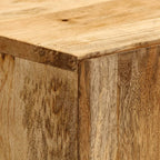 Aparador de madera maciza de mango 53x35x72 cm