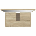 Set de muebles de baño 2 pzas madera contrachapada roble Sonoma