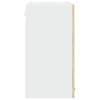 Vitrina colgante "Lyon" roble Sonoma 80x31x60 cm madera de ingeniería