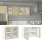 Vitrina colgante "Lyon" roble Sonoma 80x31x60 cm madera de ingeniería