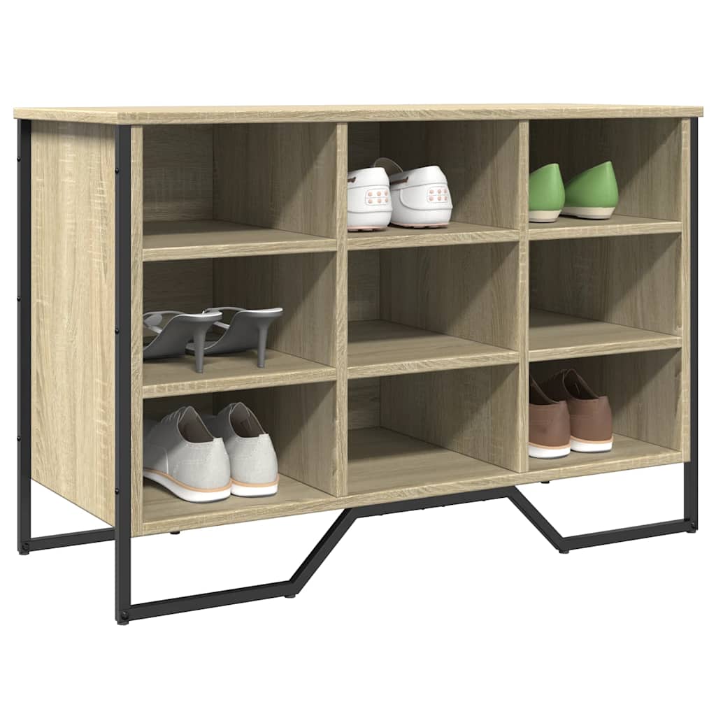 Muebles zapateros 2 uds contrachapada blanco 27,5x27x102 cm