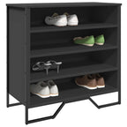 Muebles zapateros 2 uds contrachapada blanco 27,5x27x102 cm