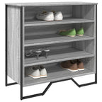 Muebles zapateros 2 uds contrachapada blanco 27,5x27x102 cm