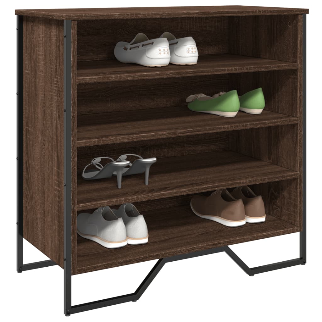 Muebles zapateros 2 uds contrachapada blanco 27,5x27x102 cm