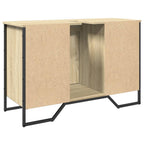 Armario lavabo baño madera ingeniería roble Sonoma 91x35x60 cm