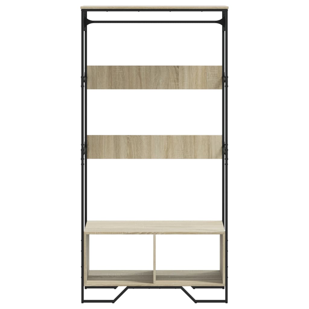 Armario de madera de ingeniería roble Sonoma 90x50x180 cm