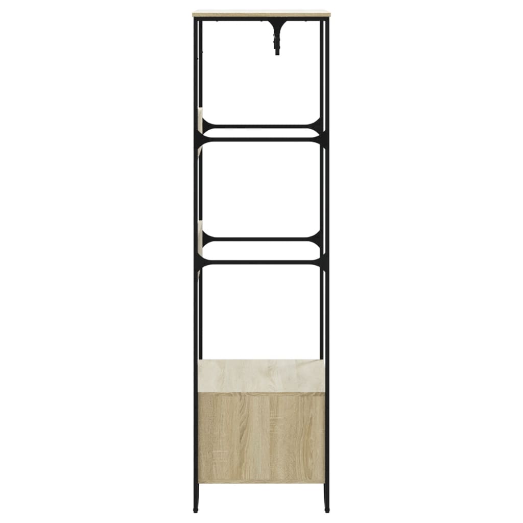Armario de madera de ingeniería roble Sonoma 90x50x180 cm