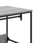 Armario de madera de ingeniería gris Sonoma 90x50x180 cm
