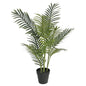 Palmeira artificial com 3 troncos em PP verde 120 cm