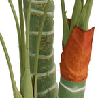 Palmera artificial con 3 troncos PP verde 120 cm