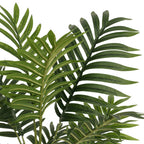 Palmera artificial con 3 troncos PP verde 120 cm