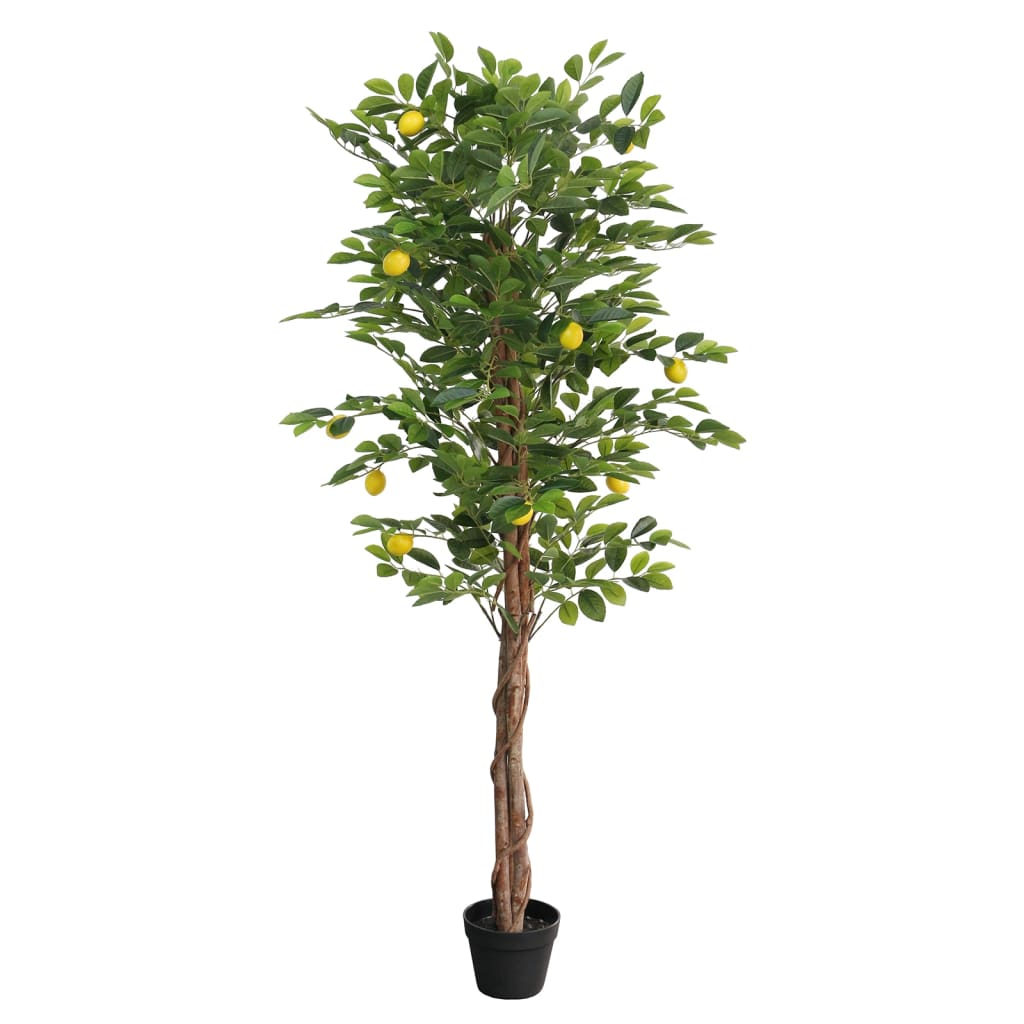 Limonero artificial con 3 troncos PP verde 180 cm