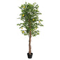 Limonero artificial con 3 troncos PP verde 180 cm