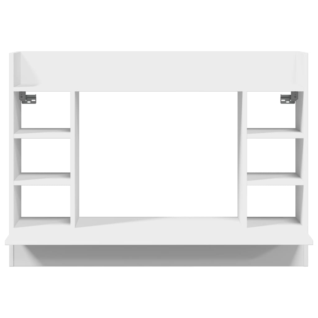 Escritorio de pared madera de ingeniería blanco 105x48x75 cm