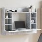 Escritorio de pared madera de ingeniería blanco 105x48x75 cm