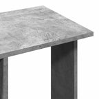 Armario con ruedas madera ingeniería gris hormigón 102x38x110cm