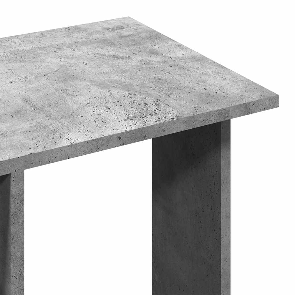 Armario con ruedas madera ingeniería gris hormigón 102x38x110cm