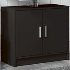 Armario para lavabo madera de ingeniería blanco 63x29x55 cm