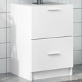 Armario de lavabo madera de ingeniería blanco 40x37x59 cm