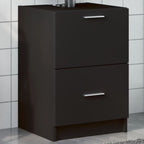 Armario de lavabo madera de ingeniería blanco 40x37x59 cm