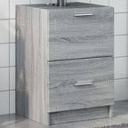 Armario de lavabo madera de ingeniería blanco 40x37x59 cm