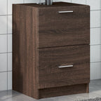 Armario de lavabo madera de ingeniería blanco 40x37x59 cm