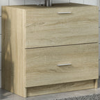 Armario de lavabo madera de ingeniería blanco 40x37x59 cm