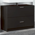 Armario de lavabo madera de ingeniería blanco 40x37x59 cm