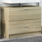 Armario de lavabo madera de ingeniería blanco 40x37x59 cm
