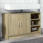 Armario de lavabo madera de ingeniería blanco 40x37x59 cm