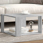 Mesa de centro blanca 51,5x51,5x30 cm madera de ingeniería