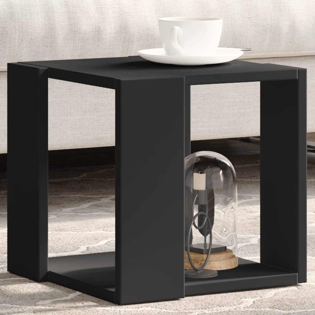 White coffee table 51.5x51.5x30 cm engineered wood