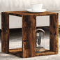 Mesa de centro blanca 51,5x51,5x30 cm madera de ingeniería