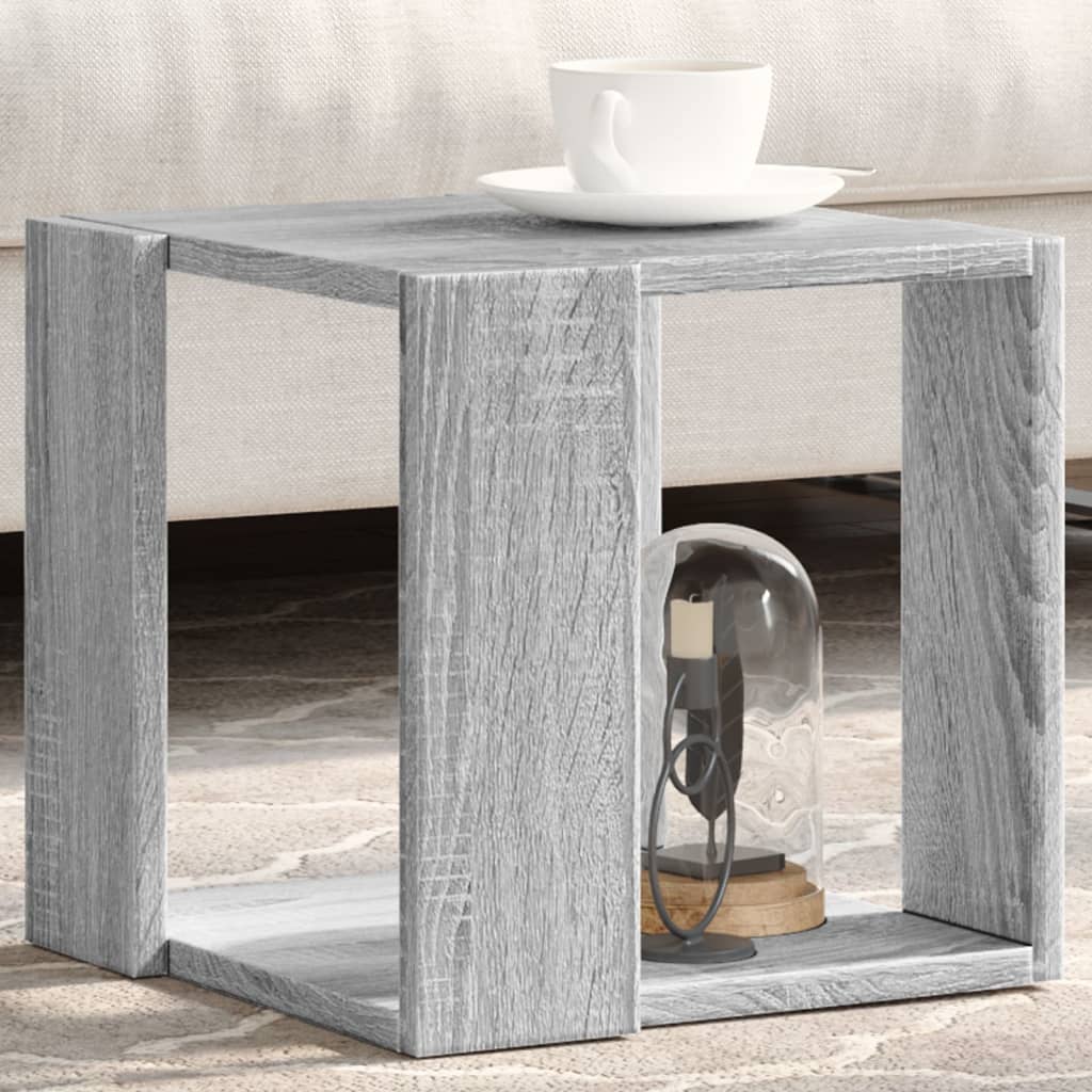 White coffee table 51.5x51.5x30 cm engineered wood