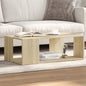 Mesa de centro blanca 51,5x51,5x30 cm madera de ingeniería
