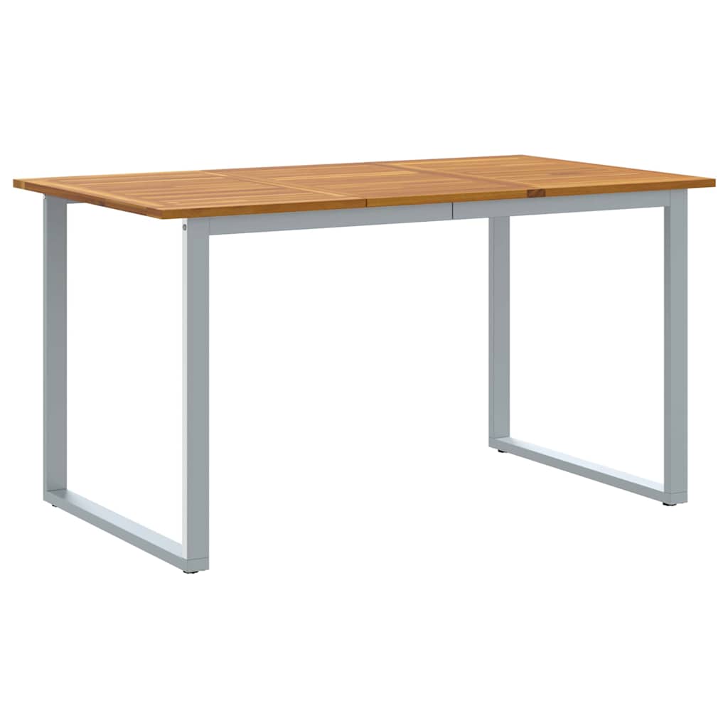 Conjunto de Comedor de Jardín 5 pcs Gris