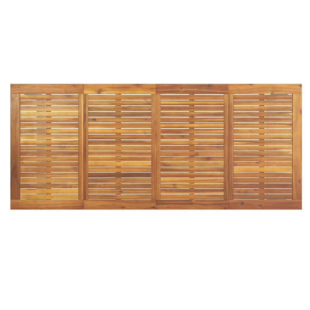 Conjunto de Comedor de Jardín 9 pcs Gris