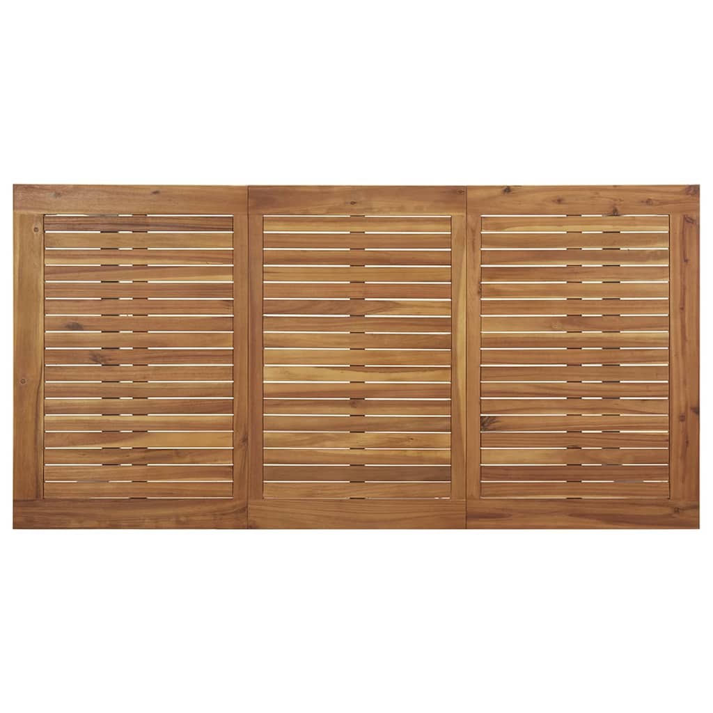 Conjunto de Comedor de Jardín 5 pcs Negro