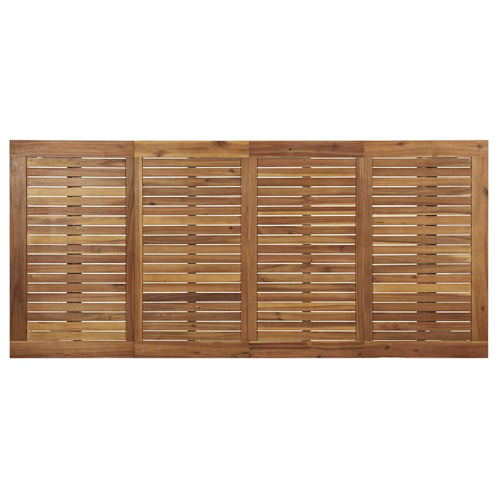 Conjunto de Comedor de Jardín 9 pcs Negro