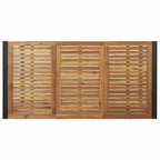 Conjunto de Comedor de Jardín 5 pcs Negro